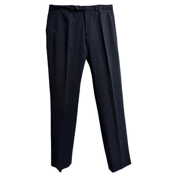 Prada Straight Leg Pants in Black Polyester